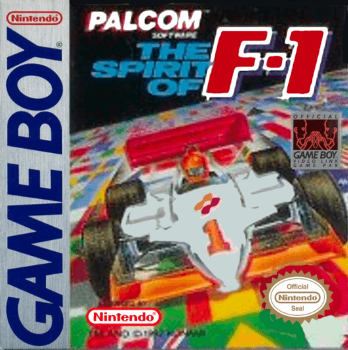 Spirit of F-1 box art for GameBoy